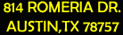 814 Romeria Drive Austin TX 78757